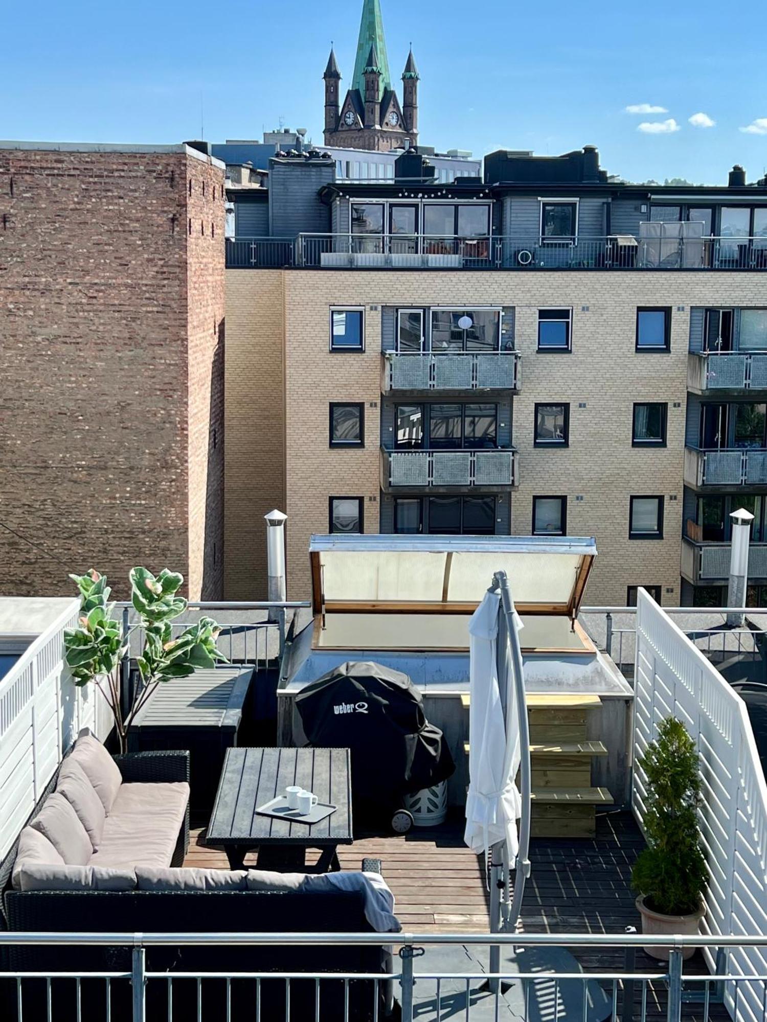 Ultracentral Duplex With Private Rooftop Terrace ออสโล ภายนอก รูปภาพ