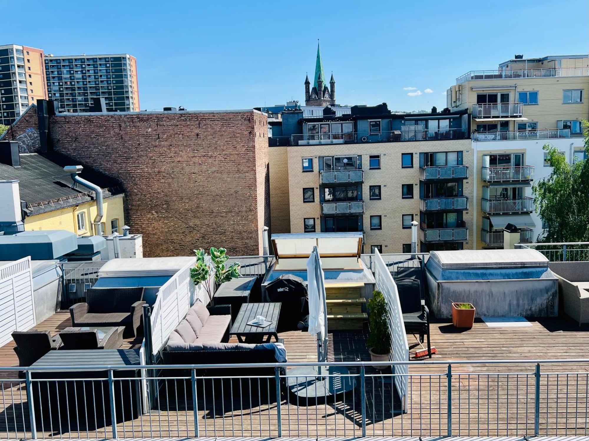 Ultracentral Duplex With Private Rooftop Terrace ออสโล ภายนอก รูปภาพ